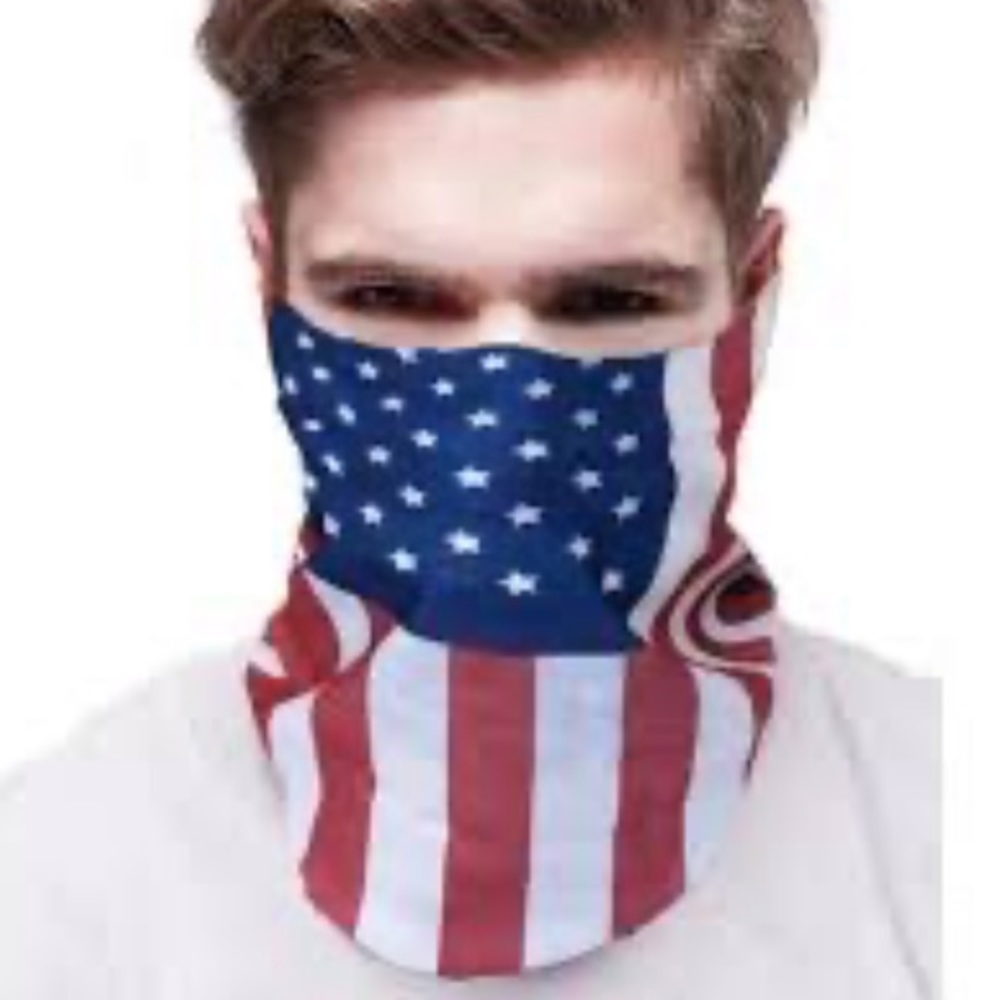 USA🇺🇸Red white and blue Multi functional scarf - Picture 2 of 8